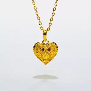 [베티블루] 995 999 24K 순금 하트 펜던트 부엉이 여성 여자 7.5g 금 목걸이