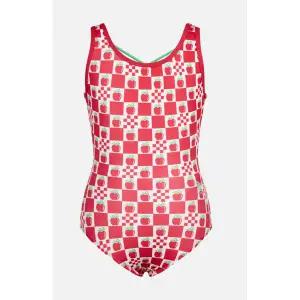 [하프클럽/레노마스윔]여아동 애플 U백 원피스 수영복 GF-2E801 RD