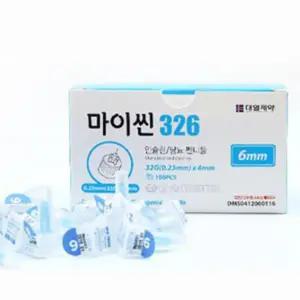 펜니들 멸균 마이씬 인슐린 혈당관리 당뇨용품 100개 32G 6MM