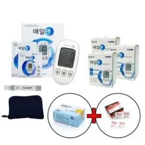 아이센스 매일잰 혈당측정기 풀세트 시험지100매 침100 솜100