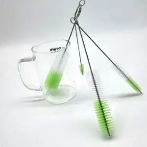 고품질 젖병주방솔 다용도 세척솔 4종세트 세척솔 텀블러세척솔 틈새세척솔 젖병세척솔 물병세척솔 WFHXFE