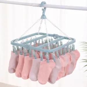 2개 세트 하벨 데일리케어 속옷 양말 빨래건조대 집게형