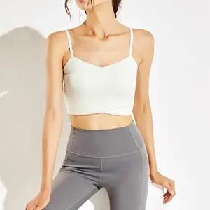 필라폴 브라탑 요가 필라테스복 상의 두겹-WFI31ZY