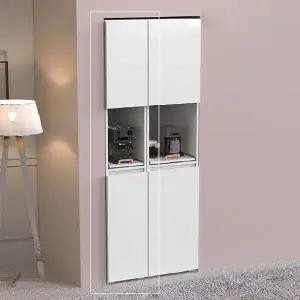 (수도권무료) 보루네오 오브제 광폭형 컬러풀 400 틈새 렌지대 냉장고장 BJ552