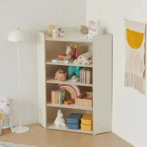 아이방 4단 모서리 틈새 교구장 장난감정리 BJT339R (착불)