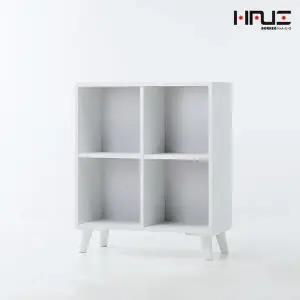 (수도권무료) 엘리사 4칸 2단 책장 선반 수납장 BJM23