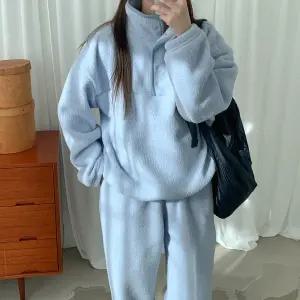 오빌스 플리스 하이넥 츄리닝세트