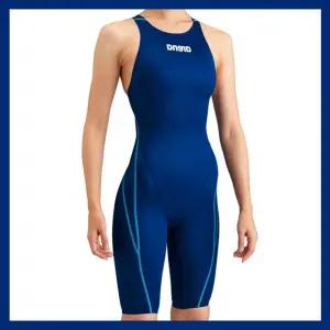 예쁜 수영복 브랜드  일본 수입 아레나재팬 모노솔리드 FINA 여성5부반전신수영복NVBU 편한핏 4부5부