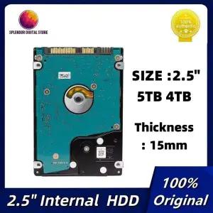 기존 2.5인치 HDD 5TB 4TB 5400RPM 128MB SATA 6.0Gb/s 노트북 하드 디스크 드라이브(15MM) 새 제품