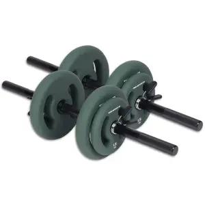 [THE-SPORTS]더스포츠 Evo Moss 무게조절 코팅 덤벨 아령 세트 홈트 헬스, 16kg 2개