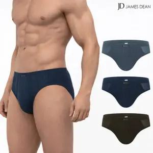 제임스딘 남자삼각팬티 모달 스판 브리프 아버지 인밴드 3종 세트