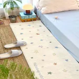 별 긴러그 침대밑러그 소형카페트 침대밑 북유럽