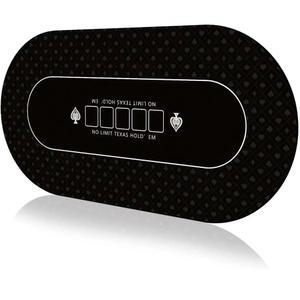 홀덤 포커 테이블 매트 카드 보드 게임 90x180cm 카지노 천 텍사스 미끄럼방지 탑 파티 테마