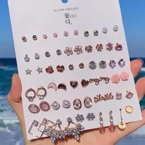 귀걸이 세트 60개 데일리 심플 링 베이-WFIP5V0