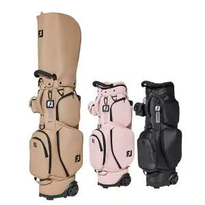 [풋조이] 여성용 골프백 휠 캐디백 골프가방 핑크 블랙 2025