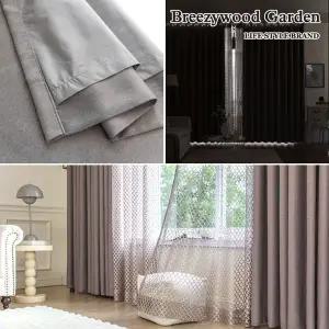 [브리즈우드가든]더반 이중원단 High 빛차단커튼(620x230)연출커튼(커튼봉 부품)