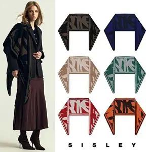 [시슬리]울캐시미어 니트 머플러 + 이태리 레더 벨트 (인하)