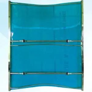 비막이 자판기 캐노피 비가림막 실외 방수 빗물 천막 음료 그늘막 파란색 부스