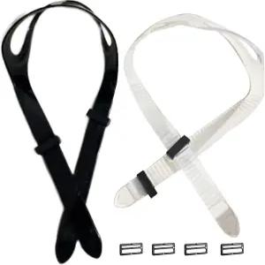 필라뮤터 2pcs 고글 스트랩 교체용 실리콘 수영 헤드 밴드 스쿠버마스크 스노클용 유니버설 다이브 마스크.