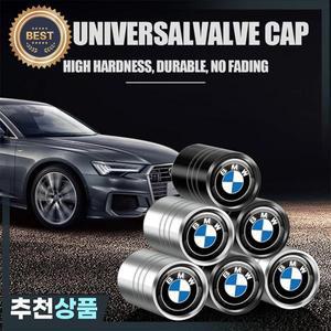4개/ 자동차 휠 타이어 밸브 캡 에어 스템 플러그  BMW E36 E39 E46 E60 E90 F10 F30 G20 G21 G30 G11 F15