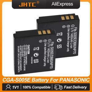 파나소닉 호환 호환호환 Lumix DMC-FX180 LX1 LX2 LX3 1400mAh 충전식 리튬 이온 배터리 용 CGA-S005 S005E