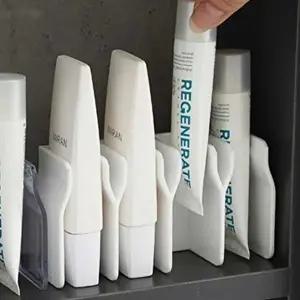 부착식 튜브홀더 4단 화장품트레이 화장대정리 (KYR-WFK4EWE)