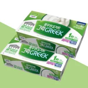 풀무원 그릭 컵 무설탕 플레인 요거트 90g 8입 2세트 가정용