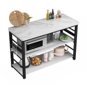 베이킹 작업대 수납장 조리대 3단 블랙 3층 베이킹작업대 식탁 홈바수납장