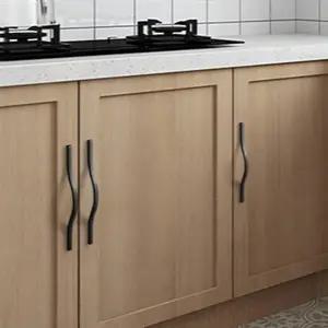 옷장 손잡이 모던 224mm 인테리어 가구 손잡이 교체 주방 장롱 하드웨어 부자재 부속품 장식 부속