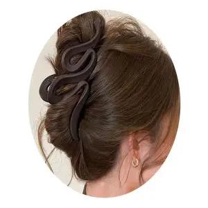 여성 6타입 볼륨업 올림머리 빅 리본 헤어핀 집게핀