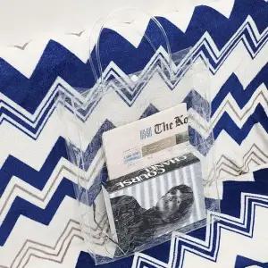 백 가방 PVC 데일리백 투명 똑딱이 비치백 M 꽃가방 바캉스가방 똑딱이 PVC 투명 비치백