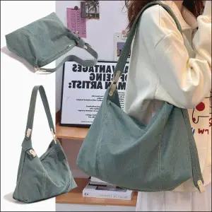 [골드스마일]수납력 숄더 데님 크로스백 청가방 여자 가방 투웨이 빅사이즈