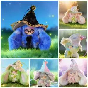 (6개 풀박스) 로키키 인형 바람을 기다리며 랜덤박스 키링 LOKIKI 토끼 모자 안경