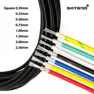 110m 유리섬유 꼬임 실리콘 케이블 절연 온열 바닥 난방 요소 주석 도금 구리 고온 저항 전선