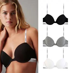 [캘빈클라인 언더웨어]CK 여성 아이콘 코튼 데미 브라 QF8499 3종 택1