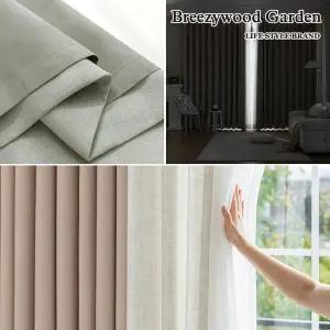 [브리즈우드가든]리르 이중원단 High 빛차단커튼(530x230)연출커튼(커튼봉 부품)