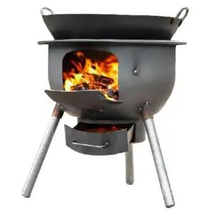 가마솥 드럼 숯불 바베큐 세트 캠핑 화로대 화롯대 야외