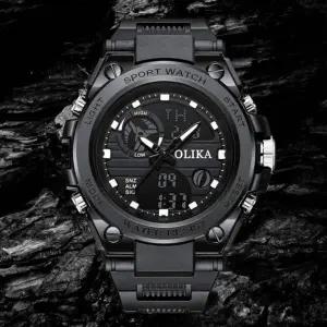 [셀러에이드]남성 고급 직장인 클래식 방수 다이얼 전자 손목 시계