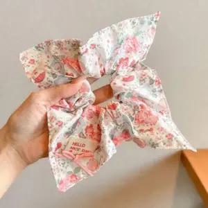 [콩심팥심]여성 다양한 무늬 프렌치 곱창 밴드 1P 헤어끈 슈슈 패션머리끈