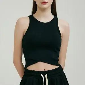 여성용 브라 패드 내장 요가 민소매 운동티셔츠 헬스 러닝복 WFLN1R9