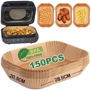 Ninja Foodi Smart XL 그릴 FG551DG551IG651 붙지 않는 직사각형 에어 프라이어 양피지용 대형 일회용 종이