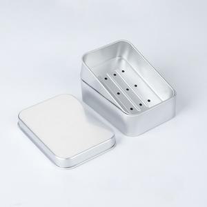 휴대용 비누 상자 보관 틴 케이스 방지 접시  야외 활동 피크닉 캠핑 가정 욕실