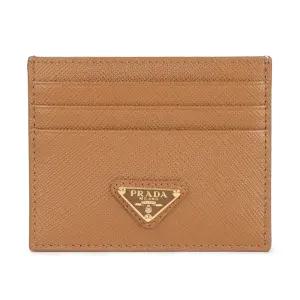 라프리마  사피아노 트라이앵글 로고 카드지갑 1MC025-QHH-F03BH