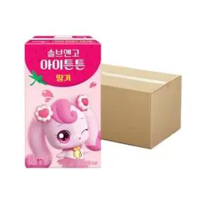 웅진 솔브앤고 아이튼튼 딸기팩 150 x 24(1박스) /어린이집유치행사/어린이간식/행사음료