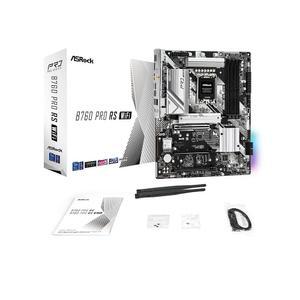 ASRock B760 Pro RS WiFi 6E LGA1700 HDMI DisplayPort eDP Intel ATX Motherboard DDR5 192GB 7200+ (OC) MHz SATA3 6.0 Gb /s USB3.2 Gen2 2.5G LAN PCIe5.0 M.2 64Bit
