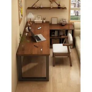튼튼한 ㄱ자 책상 서재 코너형 색상 무펀치 흡입 왼쪽