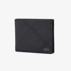 [닥스](강남점)DBWA6E093BK [EDINBURGH PVC][에든버러] 블랙 PVC 체크패턴 반지갑