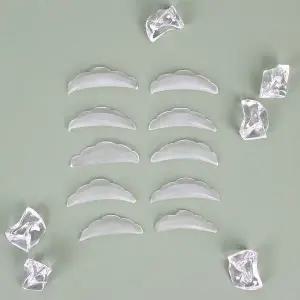 [하프클럽/]실리콘 속눈썹펌 왕관롯드 5세트