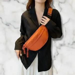 CCB4182여성용 일상 나일론 허리백 힙색 크로스백