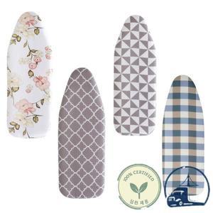 두꺼운 목화 다림질판 커버 120x38cm 고열 저항 패딩 포함 보드 보호용 소품 장치